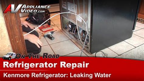 kenmore coldspot refrigerator leaking water on floor|Kenmore / Sears Refrigerator leaking water: Causes + Fixes